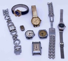 Armbanduhren Bastler 9 Stück Ersatzteile Konvolut #22738