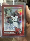 2025 Panini Score #15 Shedeur Sanders /20 Red & Auto First RCCleveland Browns