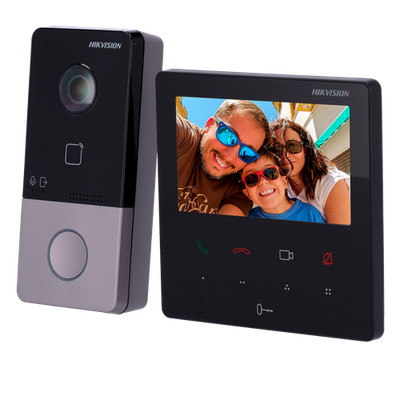 Hikvision Video Tuersprechanlage 2MP WLAN 4,3 Zoll Monitor DS-KIS606-P