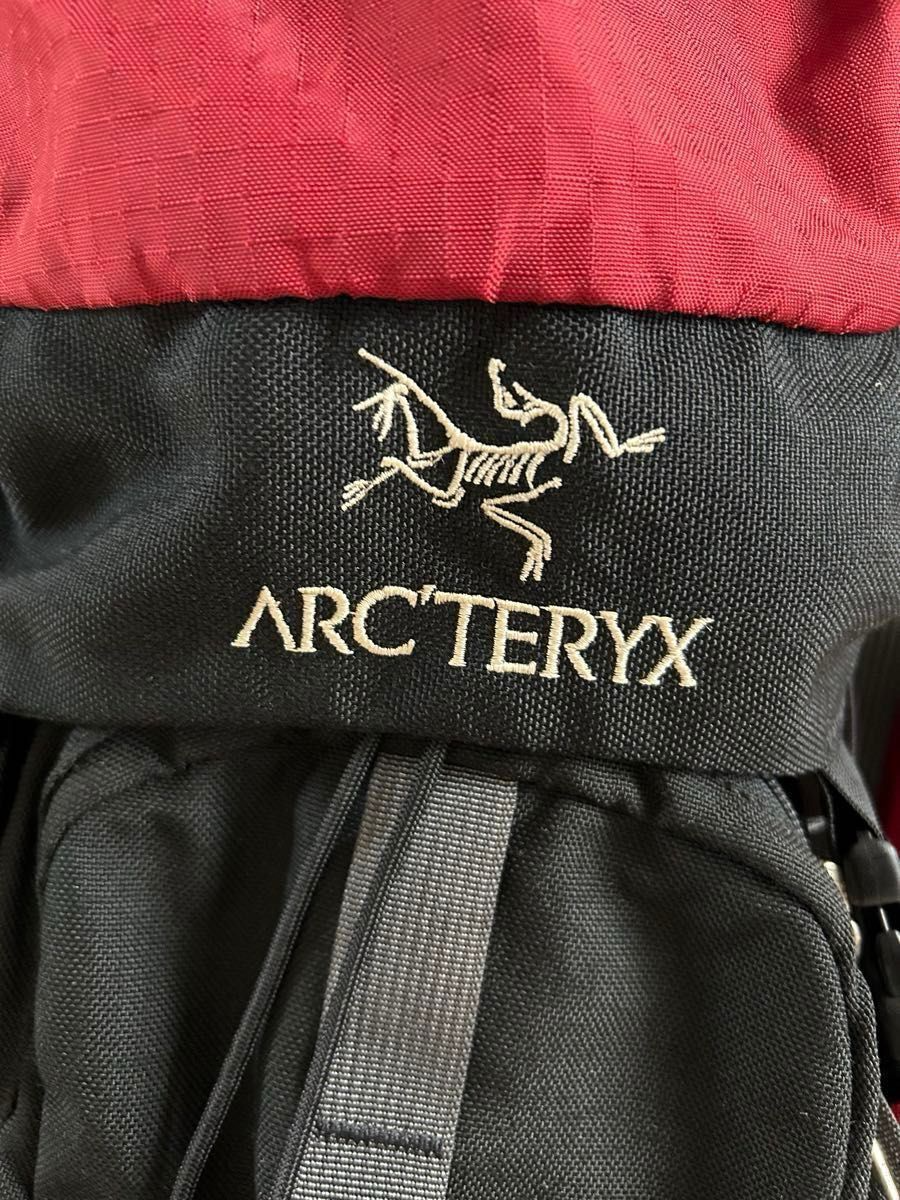 Arc'teryx Khamsin 50 Backpack 50L Canada Made Black/Red Outdoor