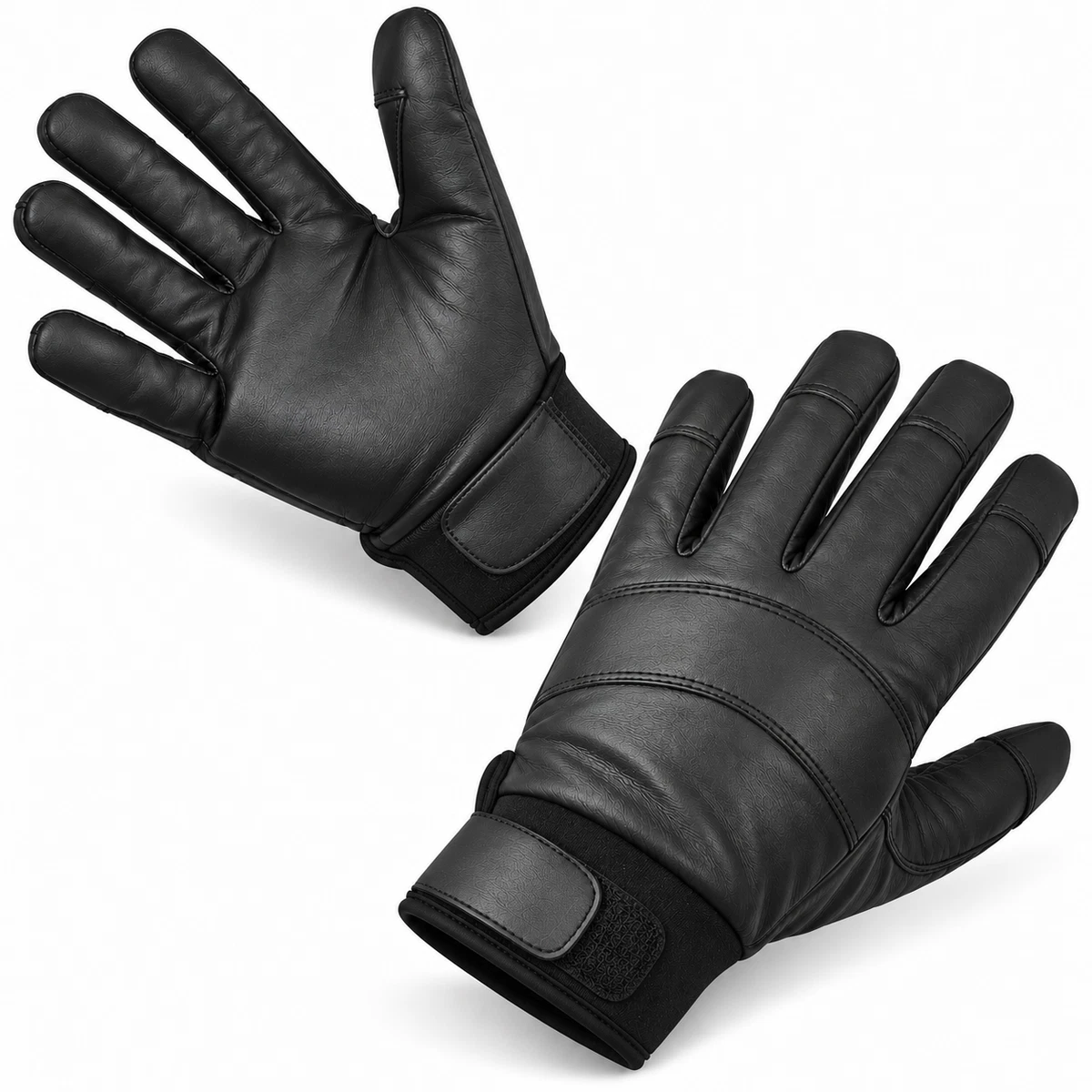 made with Kevlar Police Anti Slash Fire Resistant Leather Gloves Security SIA UK