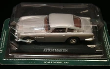 Aston Martin DB5 Silver 1:43 Diecast Del Prado New in Package