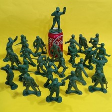 Lot of 24, 4" Green Plastic Army Men, Infantry