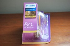 PHILIPS LED E27 DIMMABLE LED WARM WHITE 8W (60W EQUIVALENT)