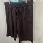 SO Juniors Medium Low Rise Bermuda Shorts Brown Cotton Y2K Comfy Soft — photo 6