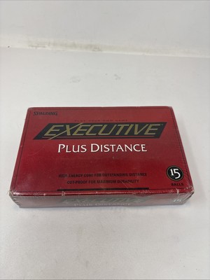 Spalding Executive Plus Distance Golf Balls - 15 Balls - New