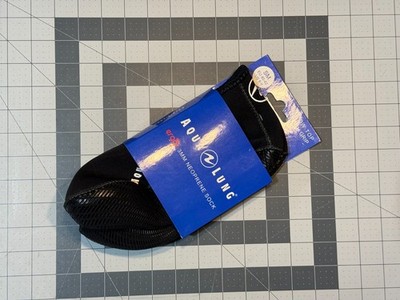 Aqua Lung Ergo Neoprene Sock - Low Top with Grip - Size SM - Brand New