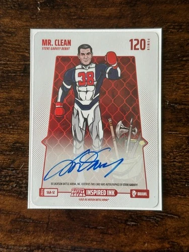 Bo Jackson Battle Arena - Mr. Clean Steve Garvey Inspired Ink Auto Brawl SGA-12