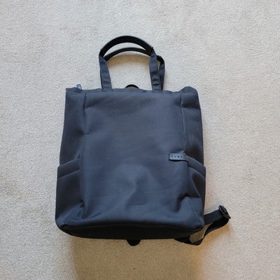 Bugatti Madison Convertible Backpack Tote Bag Black Nylon