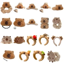 Girl Capybara Hair Tie Capybara Furry Hair Clip Headwear Fun Headwear