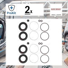 2x ORIGINAL® Quick Brake Reparatursatz, Bremssattel Vorne für VW KAEFER