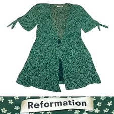 Reformation Sammy dress Women’s size Small in Green Floral