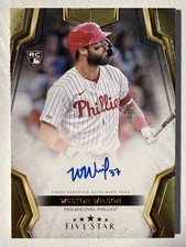 Weston Wilson 2024 Topps Five Star Rookie Auto Autograph Philadelphia Phillies