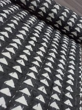 Black Quilt Handmade Indian Kantha Bedspread Hand Block Print Blanket King Size