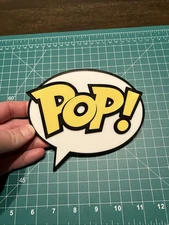 Funko Pop! 3D Printed Display Sign Logo Display Fan Art