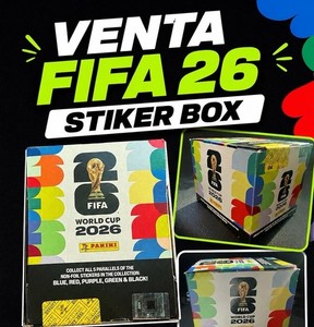 Panini FIFA World Cup 2026 Sticker Box Blue Red Purple Green Black Parallels