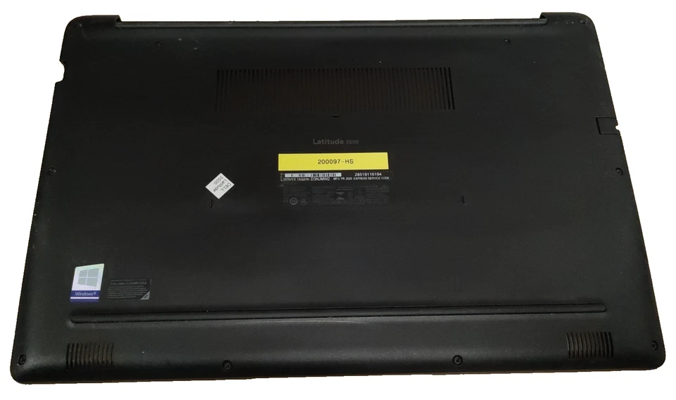 Dell Latitude 3500 - Bodengehäuse - Untere Abdeckung - Bottom Case