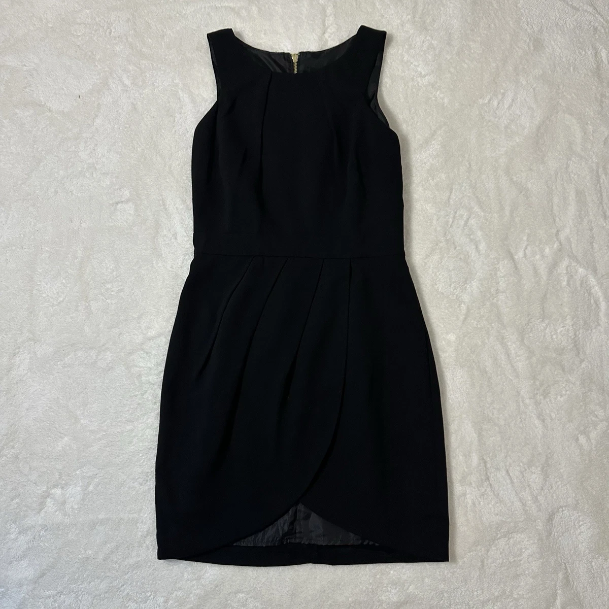 norman mini dress black Norma Kamali One Sleeve Drop Shoulder Side Drape Mini Dress in Black