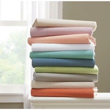 Bedding Collection 1000 TC Egyptian Cotton Solid/Stripes Colors US Queen