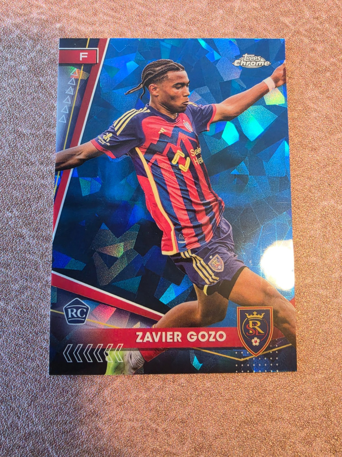 2024 Topps MLS Chrome Sapphire RC Rookie Zavier Gozo crystal palace view 2