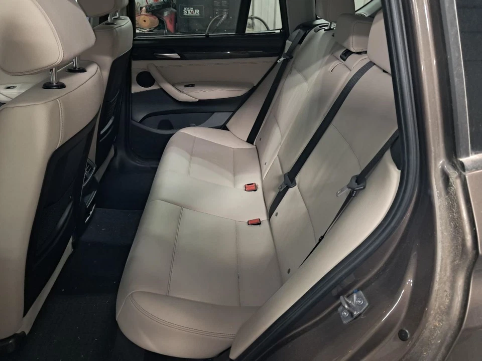2012 BMW X3 Used Rear Second Row Seat Tan Leather Assembly C25624 97K Miles - Imagem 2 de 4