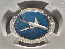 2019 Sully 10th Anniversary Miracle on the Hudson .999 Silver Coin NGC PF69 🔥🎁