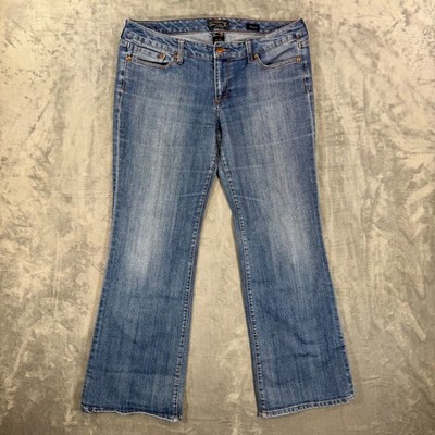 Seven7 Flare Jeans Womens Size 32 Blue Med Wash Denim Pants