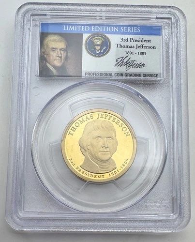 Photo of a 2007-S Jefferson Nickel Proof from an eBay listing that sold on Jul 20, 2026