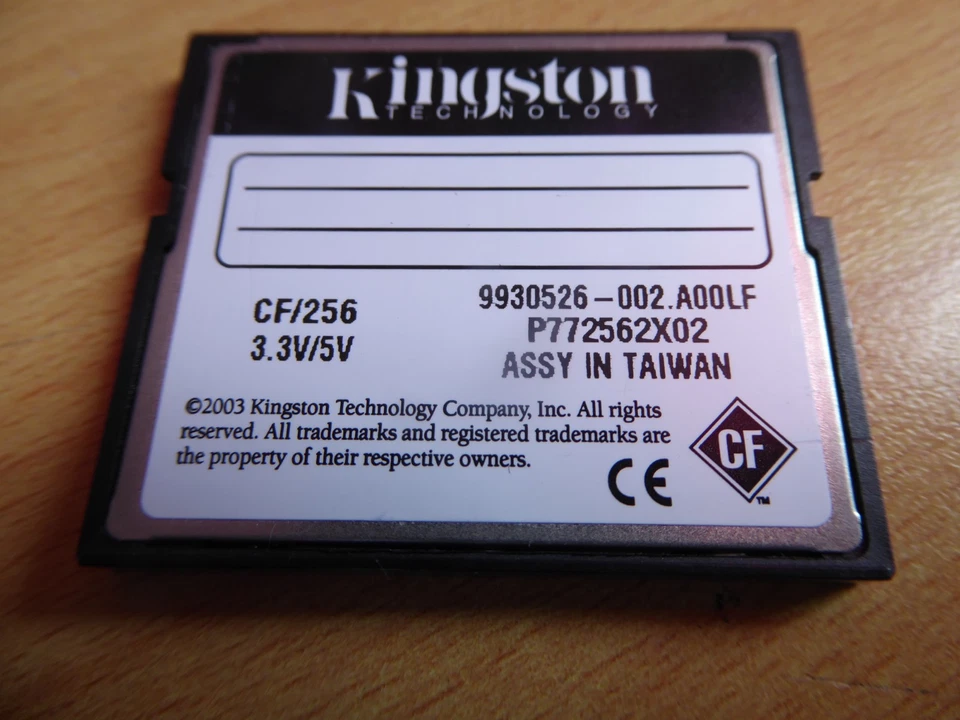 Kingston 256MB CompactFlash Memory Card  excellent condition compact flash card - Image 4 of 4