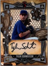 2024 Wild Card 5 Card Draw 1/1 Auto Parallel Tyler Schweitzer 5CDM-TSA