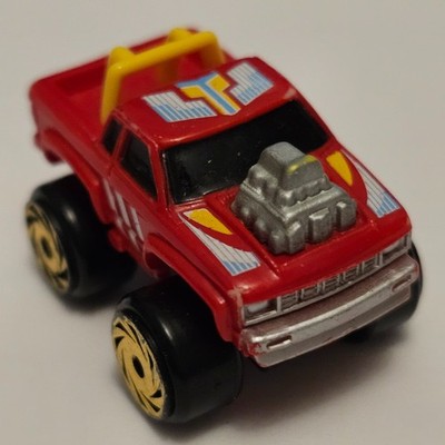 Micro Machines Road Champs Pickup Truck Turbo Mini Monster Wheels 4x4 rot