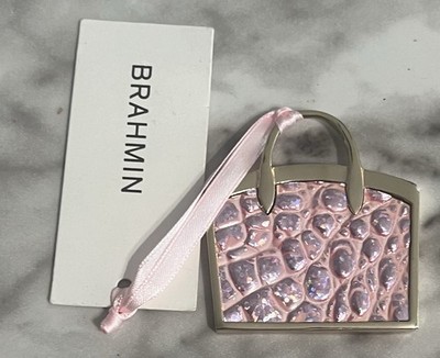NWT Brahmin Pink Pixie Dust Duxbury Ornament Charm Tassel  2022