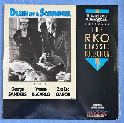 DEATH OF A SCOUNDREL 1956 The RKO Classic Noir Collection Laser Disc
