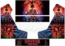 Stickers bartop Stranger Things  Modele 1 Autocollant borne d'arcade