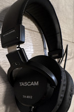 TASCAM TH-MX2 Black Over-Ear Wired Headphones Closed Back Adjustable Headband
