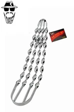 ORIGINAL LOWRIDER LARGE FLAT TWlSTED BANANA SEAT PAN CHROME 20" LOWRlDER BlCYCLE