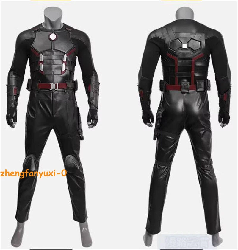 Conjunto completo de roupas fantasia cosplay Deadpool 3 lâminas colete masculino calças sapatos Halloween - Imagem 3 de 4