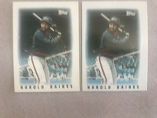 1986 Topps Mini Leaders Baseball Card #8 Harold Baines White Sox NmMt Free Ship!