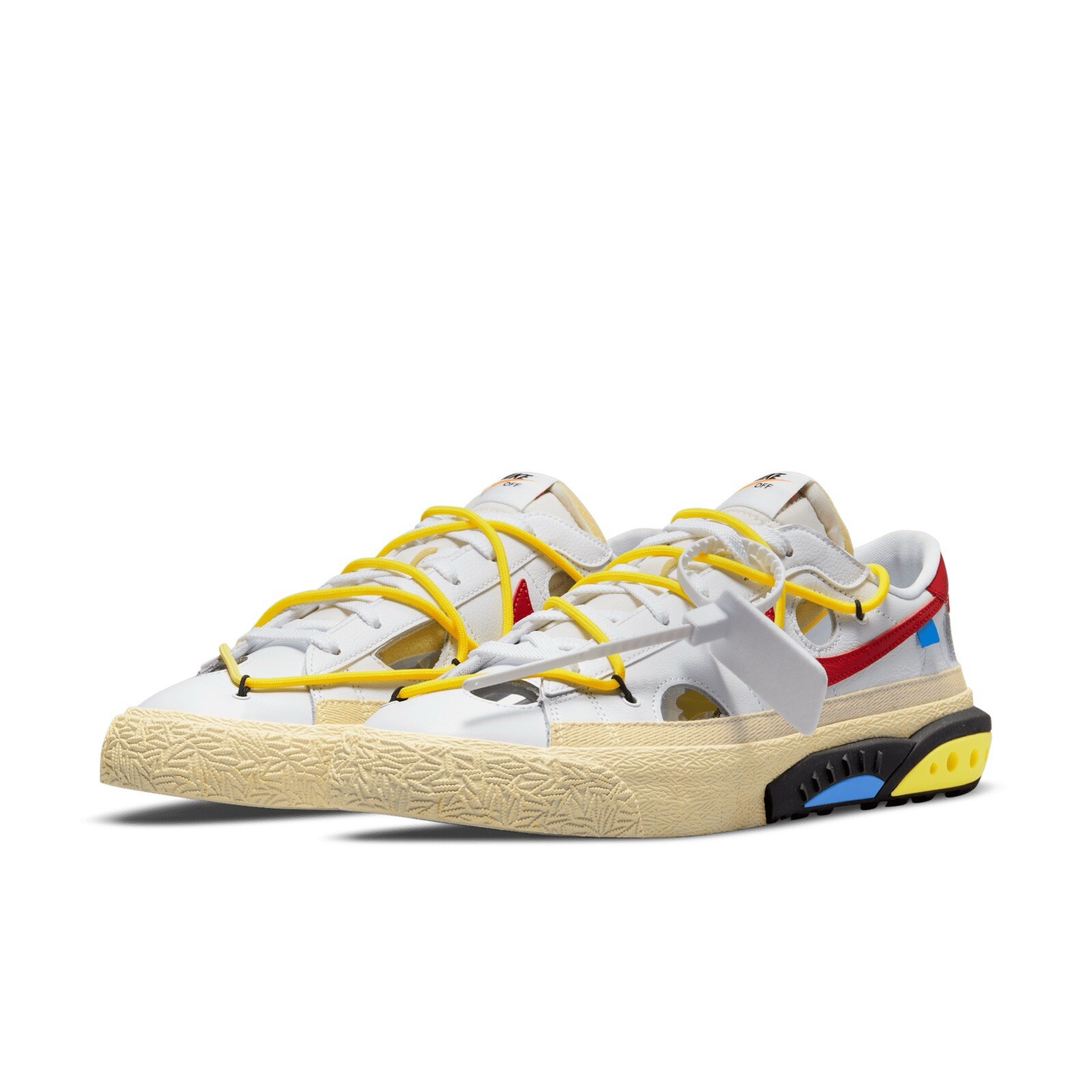 OFF WHITE X NIKE Blazer Nike X Off White basso 77 DH7863 100 taglia 9 5