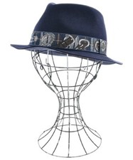 HERMES Hat Navy 58 2200522848083