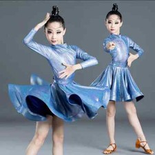 2024 new Girls' professional Latin dance costumes Children's dance costumes