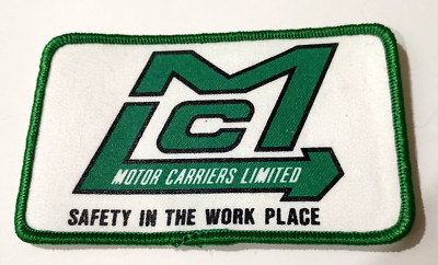 VTG Motor Carrier Limited MCL Canadian Trucking Co. Jacket Patch New NOS 1980s