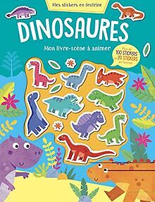 Dinosaures (coll. mes stickers en feutrine) de Gare... | Livre | état acceptable