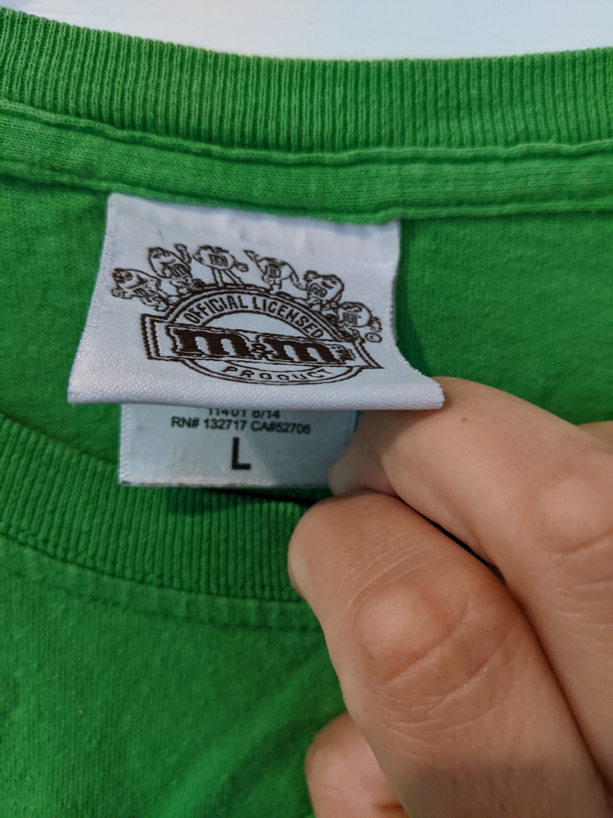 Vintage Green M&M T Shirt Adult L Short Sleeve Ladies eBay