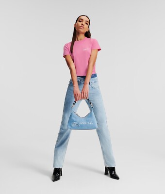 Karl Lagerfeld Damen KLJ T-SHIR Slim Orchidee