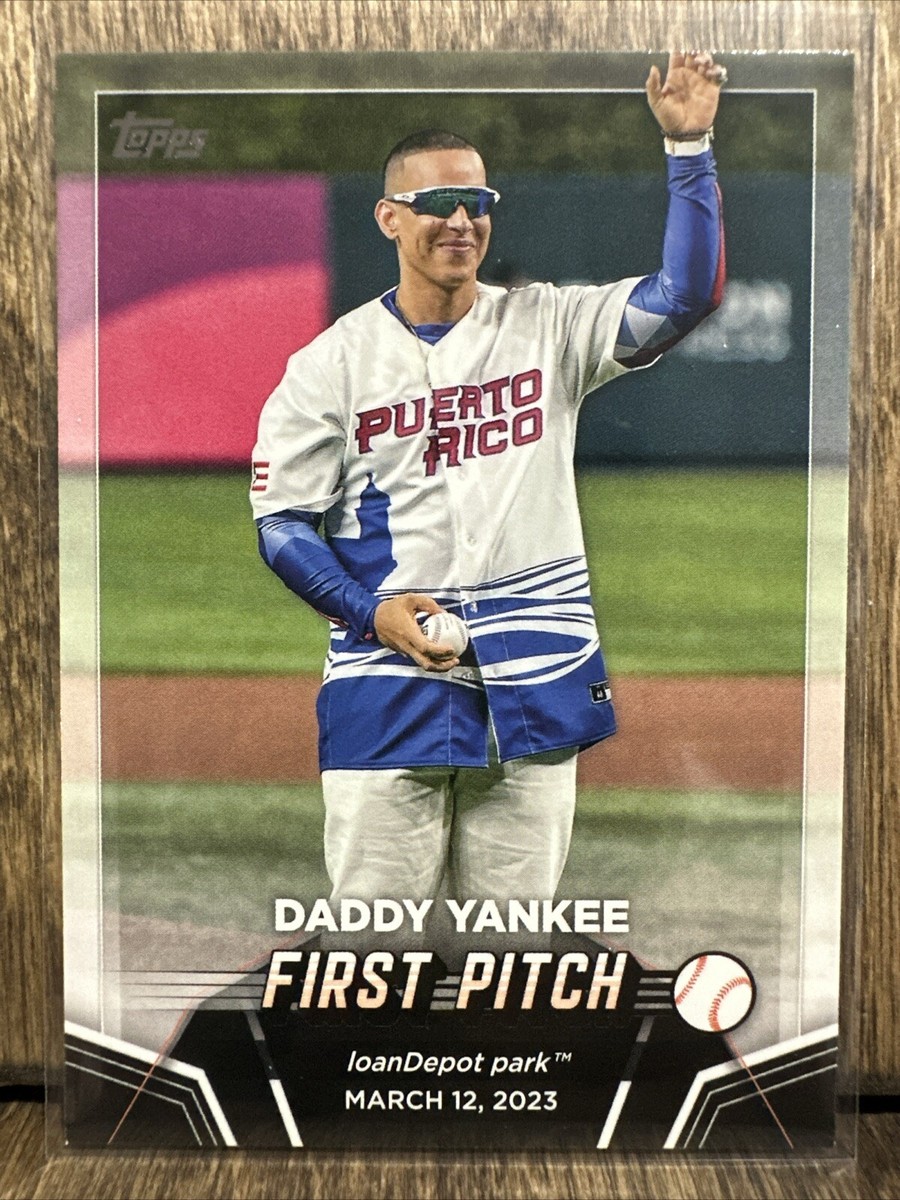 2024 Topps Series 2 Daddy Yankee First Pitch SP Insert #FP-4 