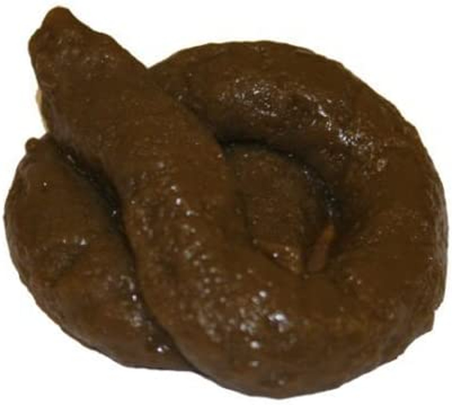 The Little Party Shop Sticky Soft Fake Dog Poo Turd Novelty Practical Joke Prank