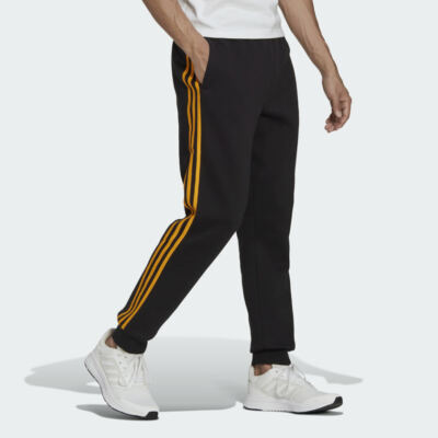 パンツ ADIDAS Y-3 MEN PU CUFF PANTS WHITE adidas Men's Essentials French Terry Tapered-Cuff 3-Stripes fleece