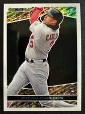 Dylan Carlson 2021 Topps Chrome Update Black Gold St. Louis Cardinals #BGC-20