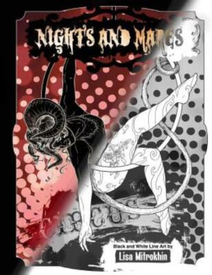 Nights And Mares: Circus - Black And White Line Art